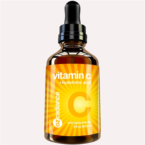 the bottle of vitamin C serum