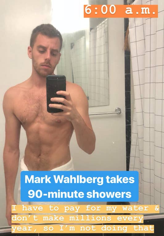 Mark wahlberg everyday 2025 routine