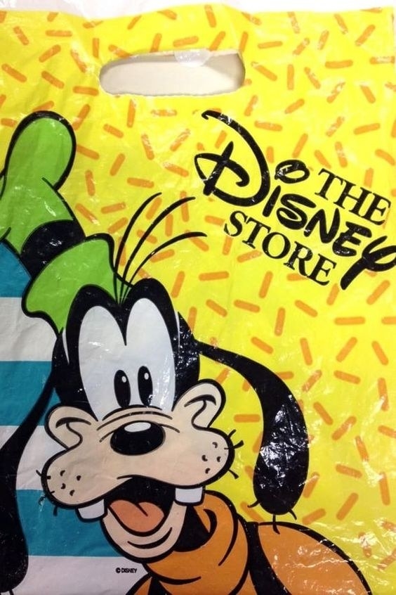 Goofy on a Disney Store bag
