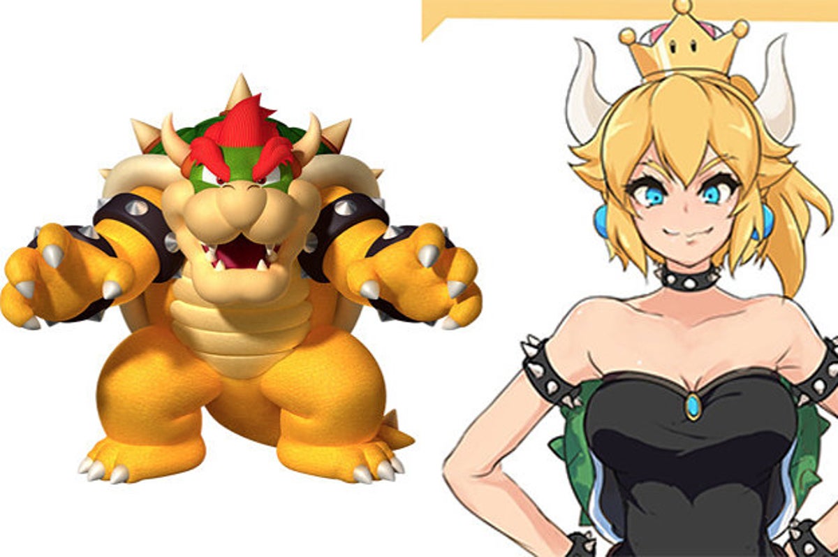 Super Mario Bros: Bowser likes big girls