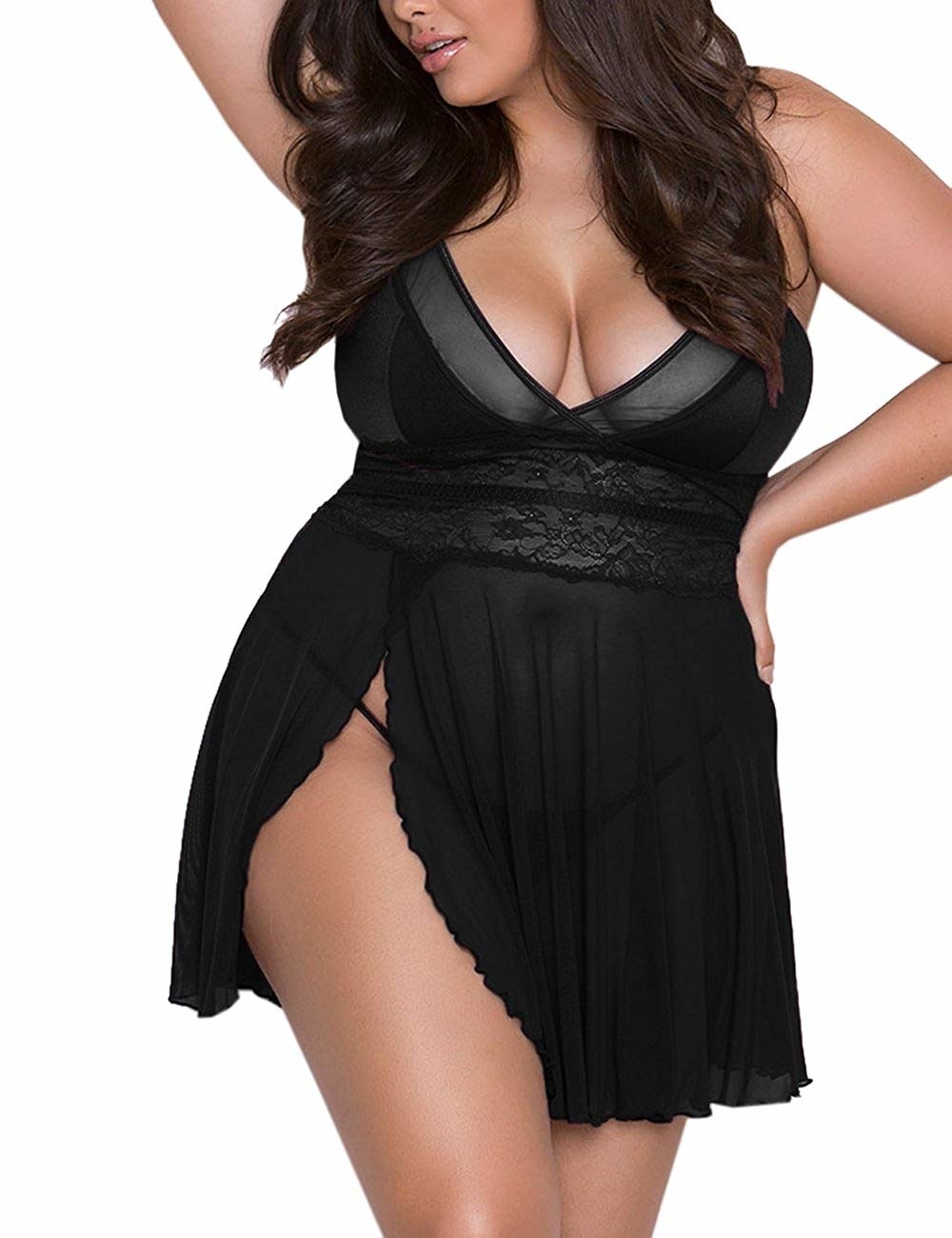 Promising review: "This is so cute. It’s made of nice stretchy material. Can’t wait to put it to some good use!" —Janeth GarzaGet it from Amazon for $17.99 (available in XL–XXXL).