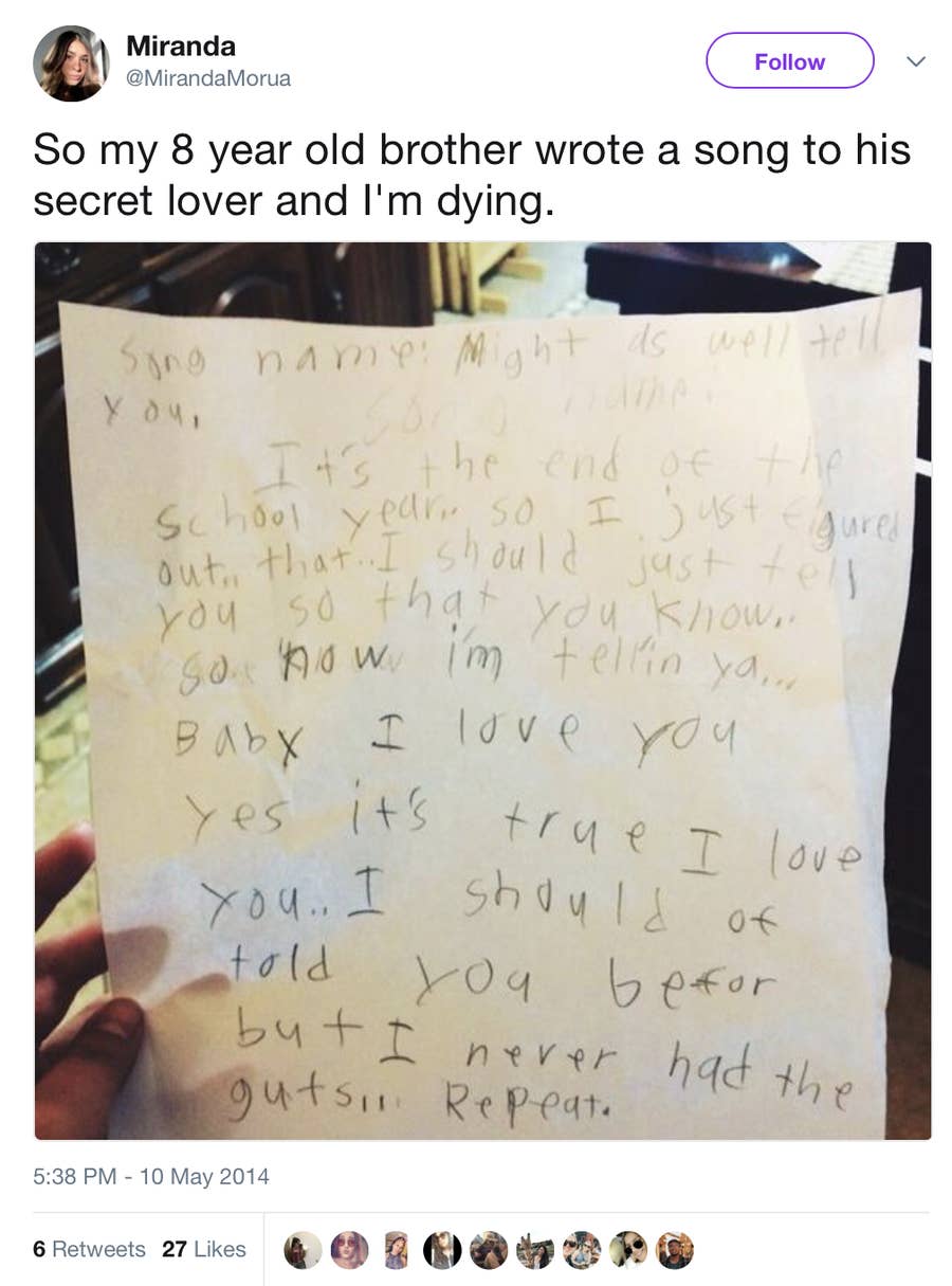 13 Song Lyrics Written By Kids That Are Half Adorable Half Hilarious 13 Song Lyrics Written By Kids That Are Half Adorable Half Hilarious