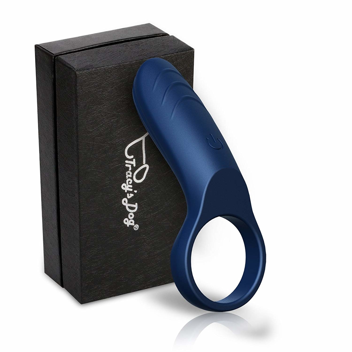 Promising review: "I've purchased several cock rings in the past, from the conventional to the dual vibrating kind, with mixed reviews from my wife. They all helped me stay hard and last longer, but I wanted my lady to be screaming with pleasure, so this ring is perfect! It has many speeds so you can pick and choose what works best, and the shape is amazing. Its angular shape covers the entire clitoral area and stays in constant contact. Other rings I've used had some contact with my wife’s clit but nothing like this one. Within five minutes of me thrusting she was already coming. I use it every time we have sex for this reason. The last time we made love, she orgasmed four times within a half hour. The other magical part is that you can use in it in the shower and the tub. It can also be turned around for doggy style, or she can use it by itself as a vibrator. Overall, it’s a hit and I highly recommend it" —Amazon CustomerGet it from Amazon for $18.99 (available in black and blue).