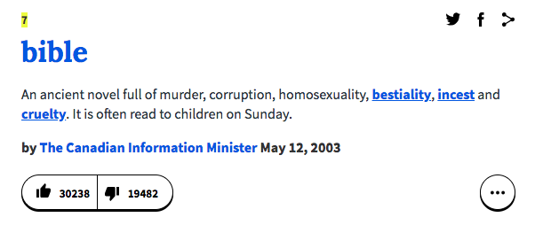 Fun With Urban Dictionary 