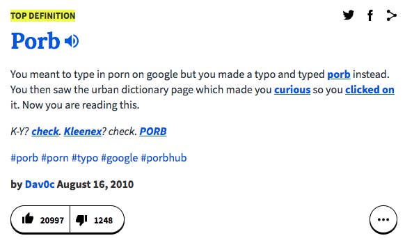 Fun With Urban Dictionary 