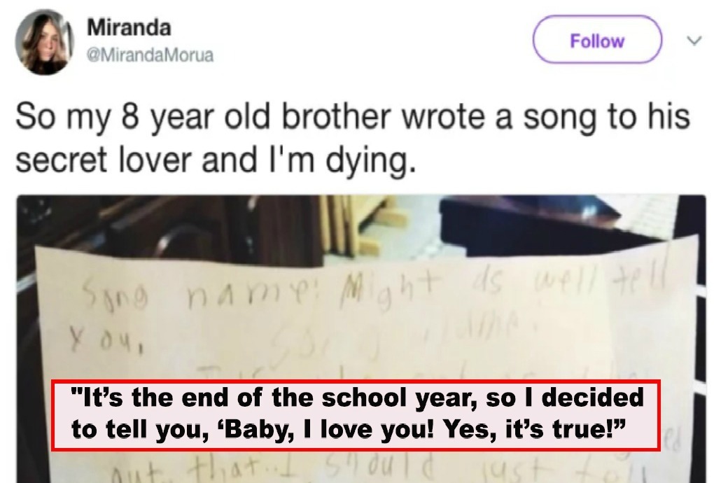 13 Song Lyrics Written By Kids That Are Half Adorable Half Hilarious