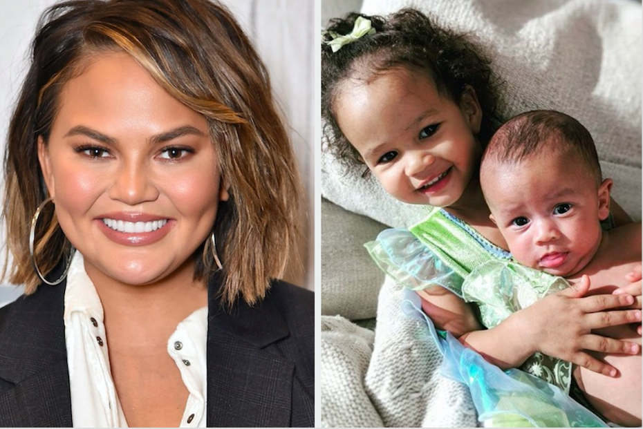 Chrissy Teigen Revealed That Luna And Miles Were Made At The Same Time During Ivf And It S Adorable