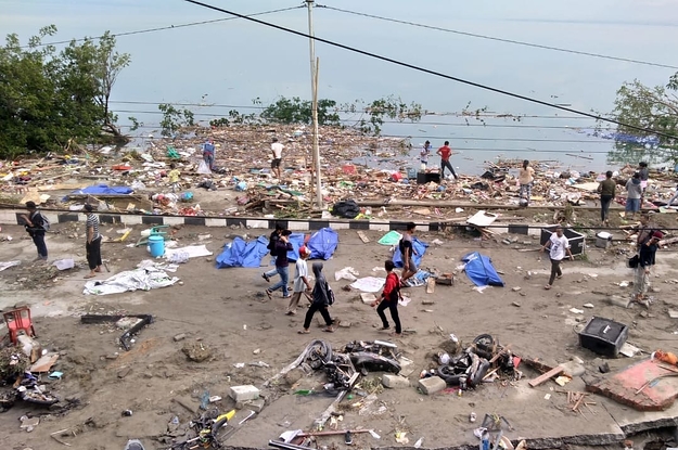 A Powerful Tsunami Swept Away Homes In Indonesia, Killing Hundreds Of People