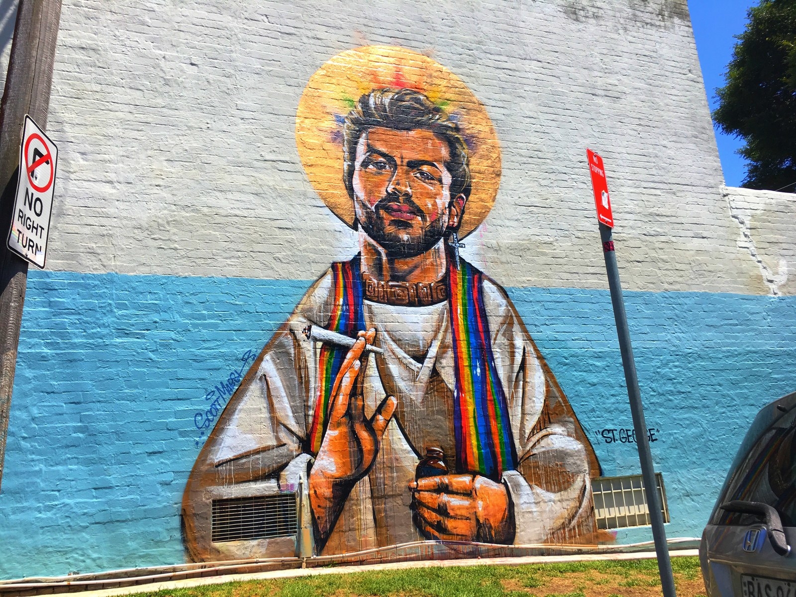 The Christian Man Who Defaced A George Michael Mural Has To Pay $14,000