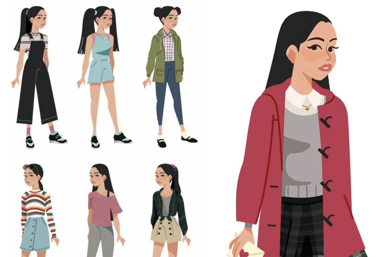 An Artist Illustrated All Of Lara Jean's Outfits From To All The Boys And I Need All Of Them Now An Artist Illustrated All Of Lara Jean's Outfits From To All The Boys And I Need All Of Them Now