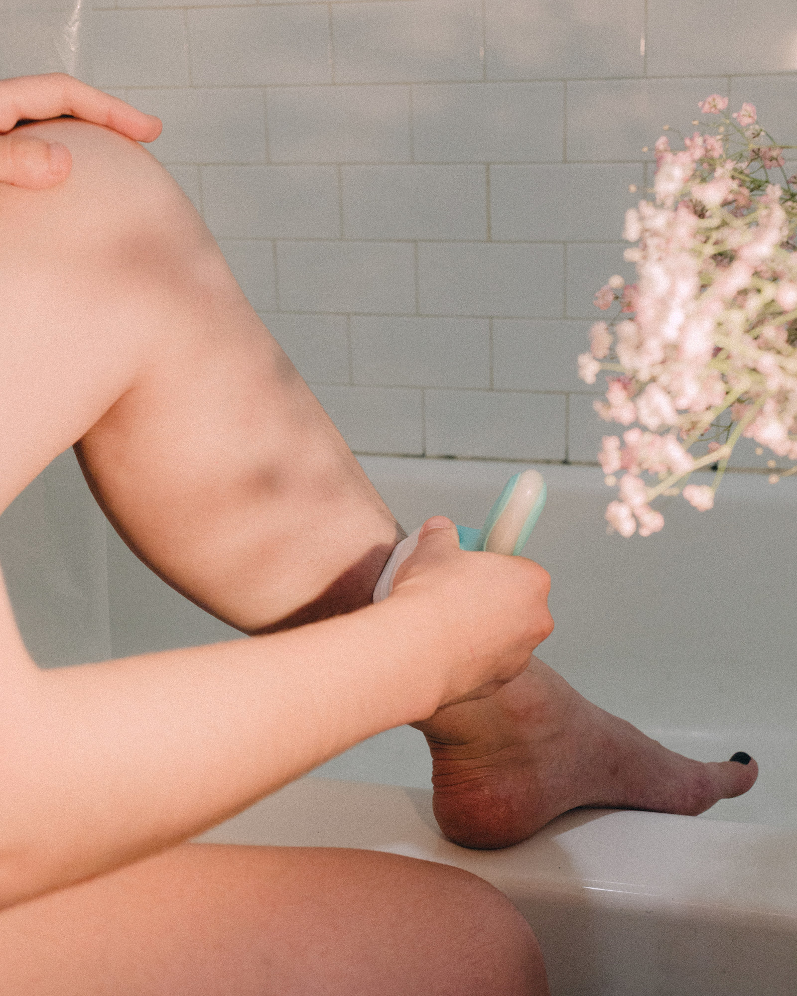 She slowly glided the aqua razor over the fronts and backs of my legs, making a few nicks around each of my ankles. I didn’t seem to care about the pain inflicted by the bleeding cuts, which we covered with bits of toilet paper. I was too in awe of how smooth my legs felt. I couldn’t stop touching them.“How do you feel?” she asked when we were finished.“I feel so free!” I exclaimed. It was then, at age 11, that I began to associate the feeling of freedom and womanhood with that of being hair-free. Though I had been acutely aware of my own hairiness from a young age, I don’t remember a singular moment when I started to compare my abundance of body hair to the lack of hair on other girls. But I can recall moments when I felt a deep sense of insecurity about it.