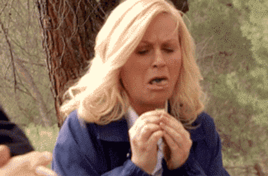 Well, our reactions looked a lot like Amy Poehler's.