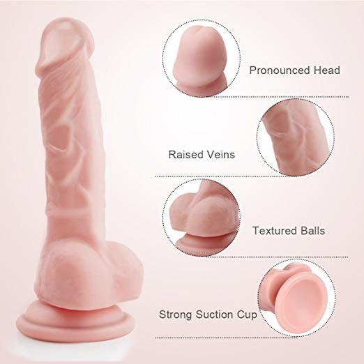 the paloqueth realistic dildo with suction cup base