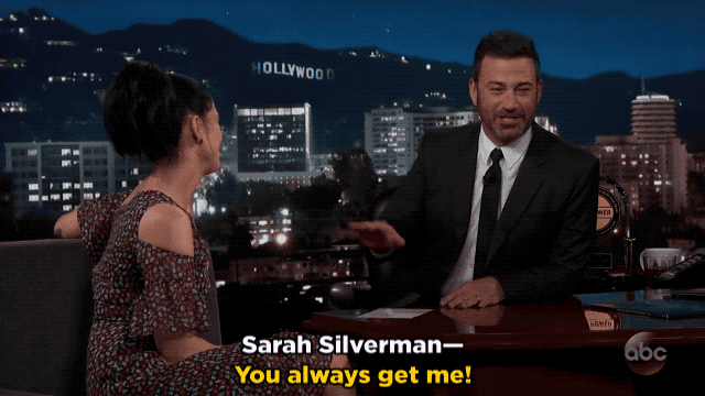 And may we all be blessed with an ex like Sarah Silverman.