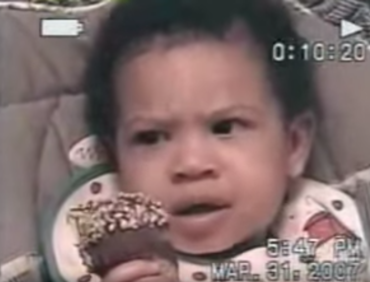 Fondest memory: This kid's laugh after giving the "evil eye."