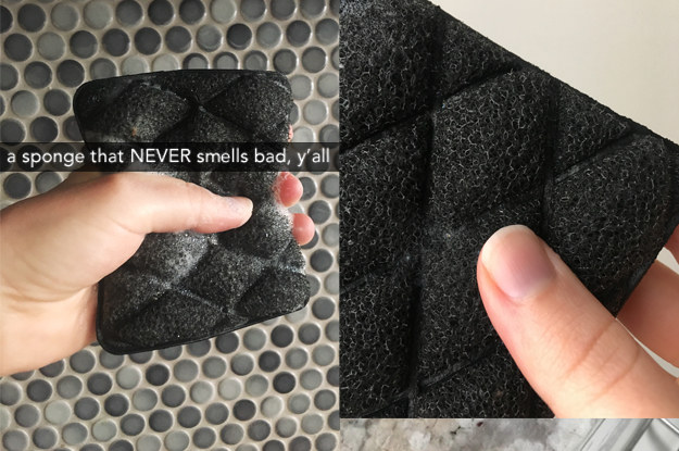 sponge smells bad