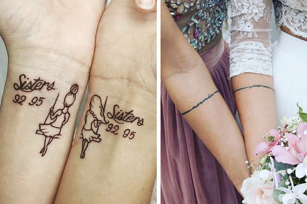 Colorful Big Sis And Lil Sis Connecting Inner Lower Arm Tattoo | Tattoo  ideen, Schwester tattoo design, Schwester tattoos