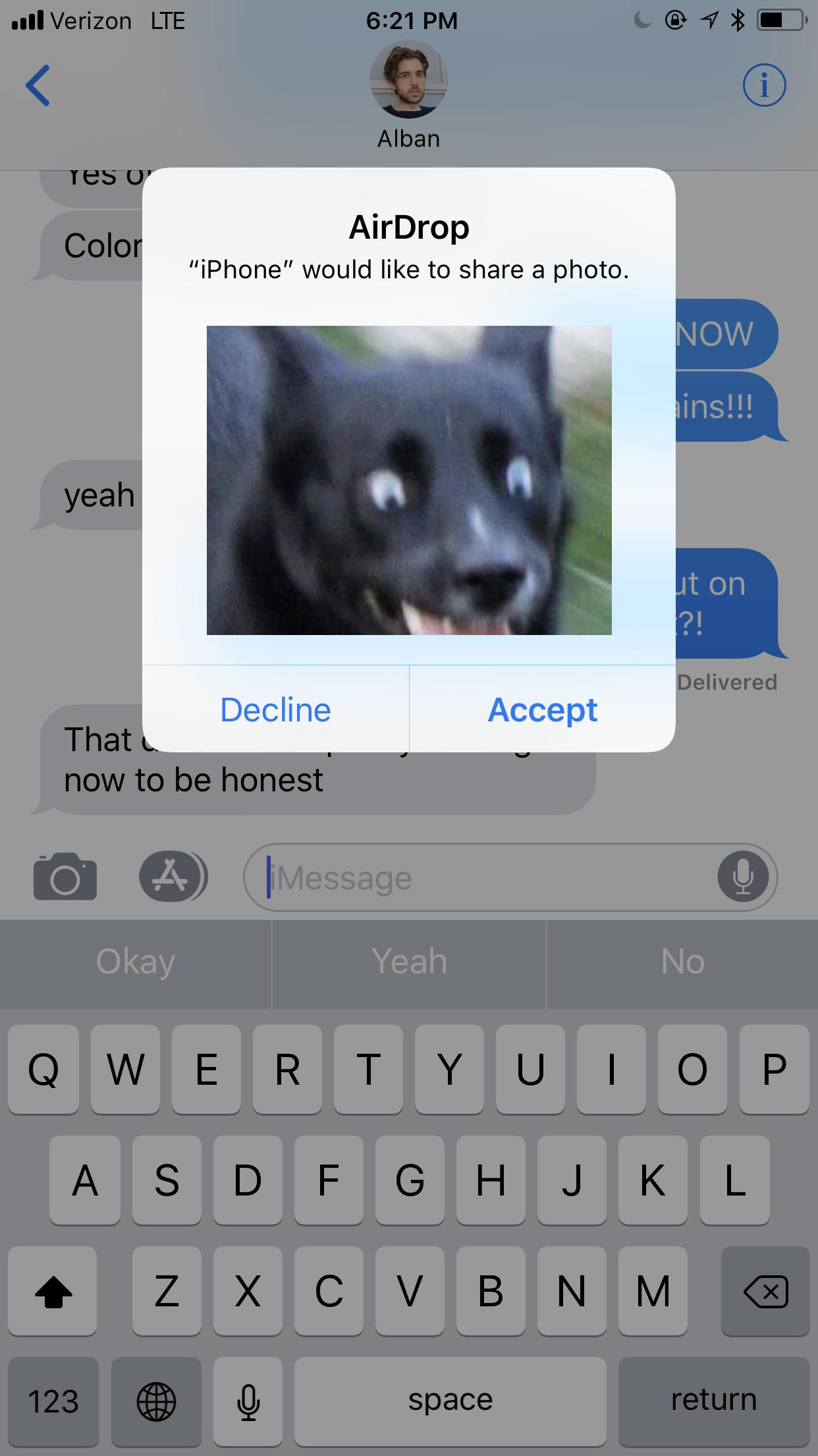 funny things to airdrop