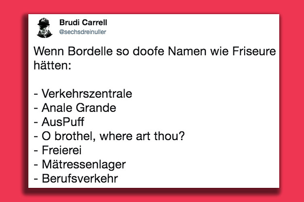 So Witzig Ware Es Wenn Sich Alle Laden Wie Friseur Salons Nennen