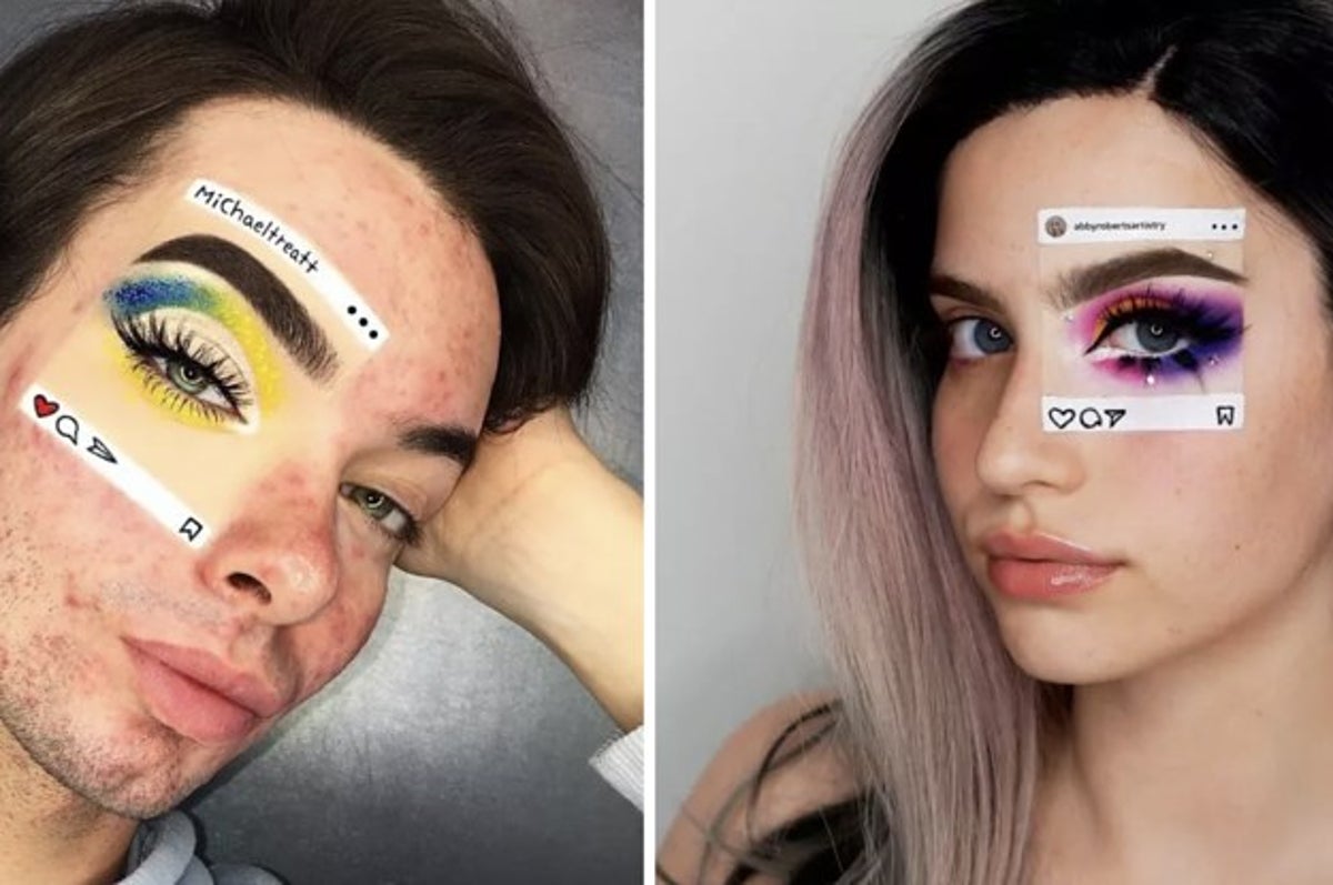 Instagrammers Are Doing This Makeup Thing Called Instaception And It S Gorgeous No, you cannot message to that person, who has deactivated their instagram account. makeup thing called instaception