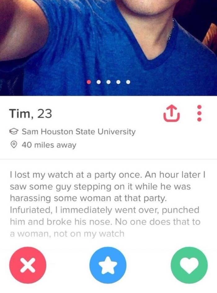 30 Of The Funniest Tinder Profiles