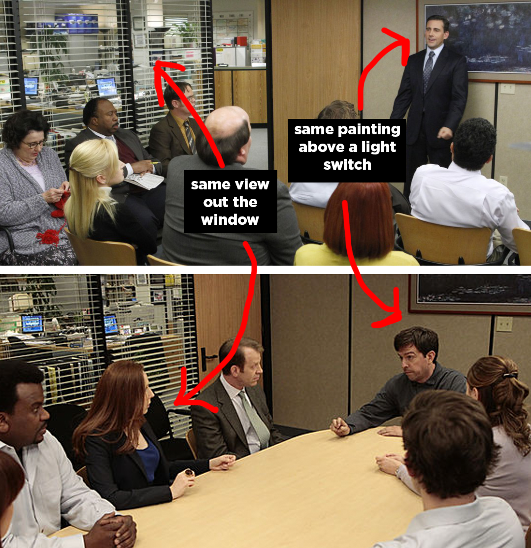 So Uh, WTF Is Going On With The Dunder Mifflin Conference Room?