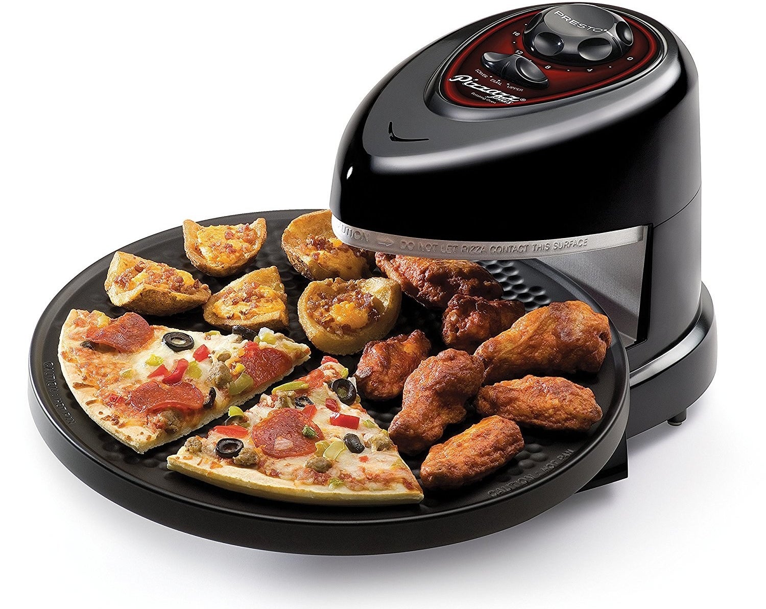 rotating oven that cooks frozen food