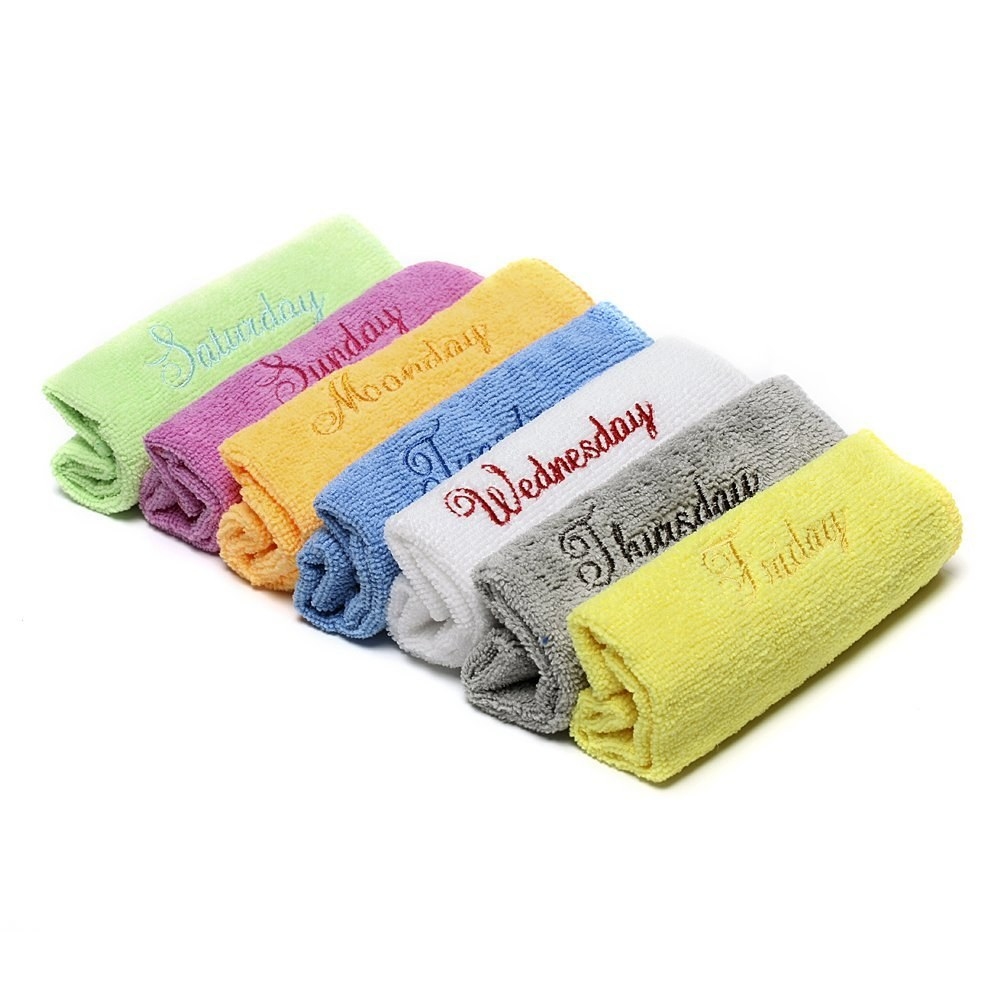 Qrity 3 Units Sport Towels Set 100% Cotton Hand Towels Multipurpose Use Towels with High Absorbency Bath 35x75cm for Beach Variety Hand Face Gym or Spa 