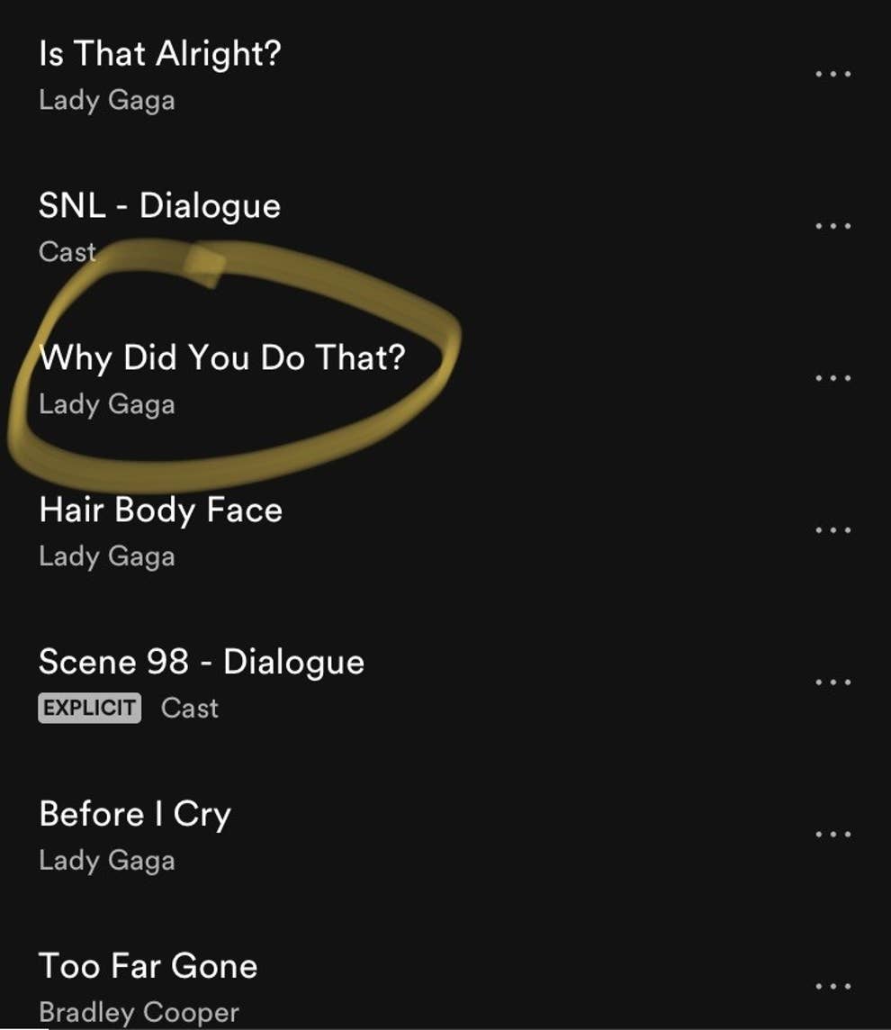 Let S Be Real Lady Gaga Snapped On Why Did You Do That From A Star Is Born