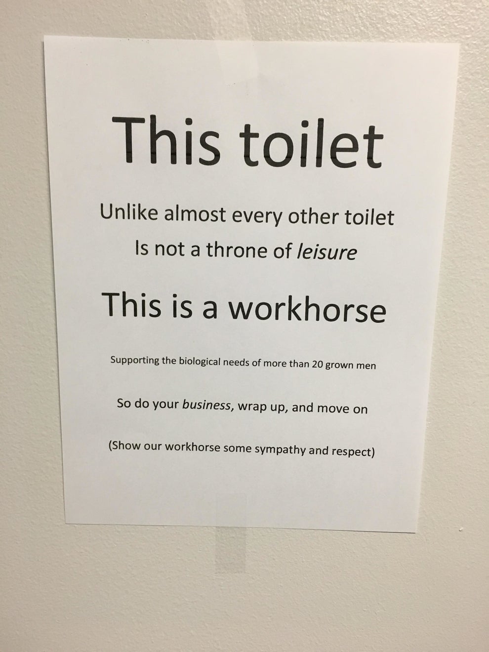 18 Bathroom Signs That Will Make You Laugh Harder Than You Should