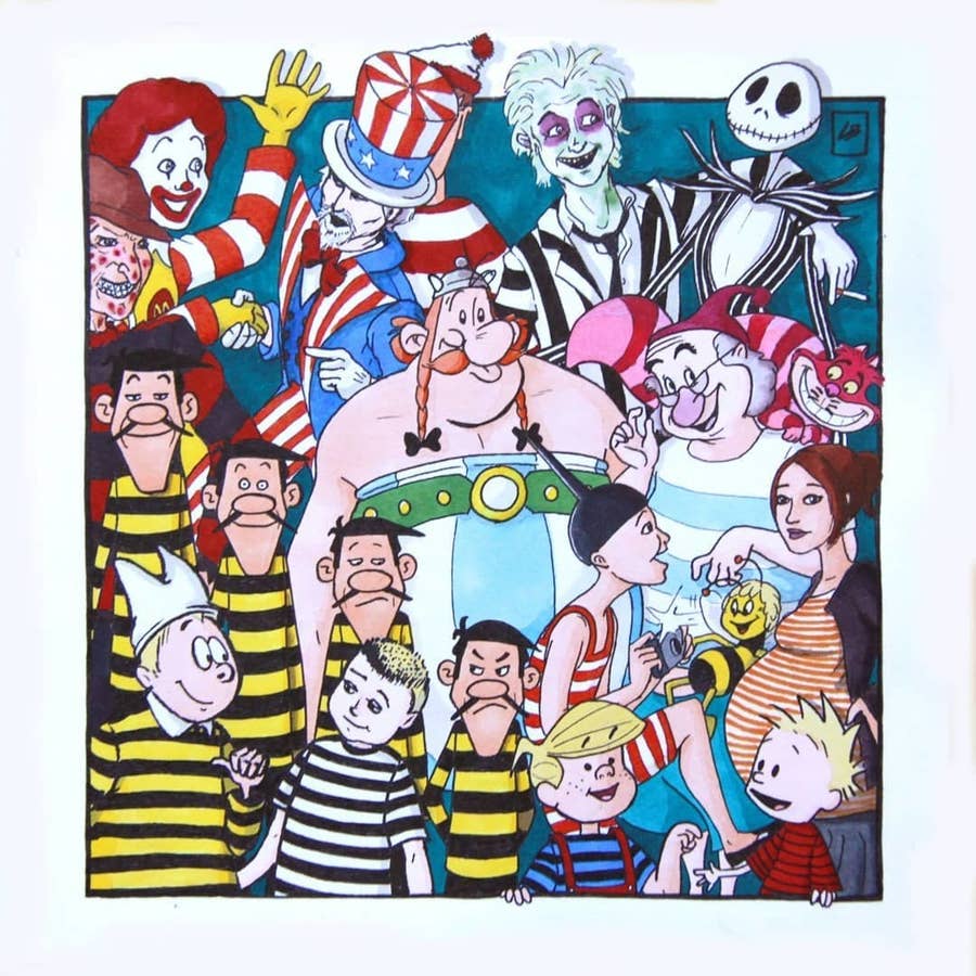 An Artist Sorted Famous Characters By Color And I'm Strangely Drawn To It