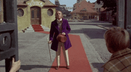 No one had seen Willy Wonka in years, so Wilder wanted to come out of the factory with a limp and then fall into a somersault because it'd reveal a lot about his character: "From that time on, no one will know if I’m lying or telling the truth.”—nikkifrancois