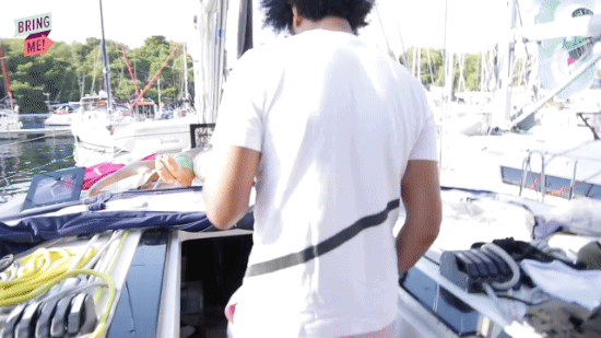 Their boat obviously has the best speakers.