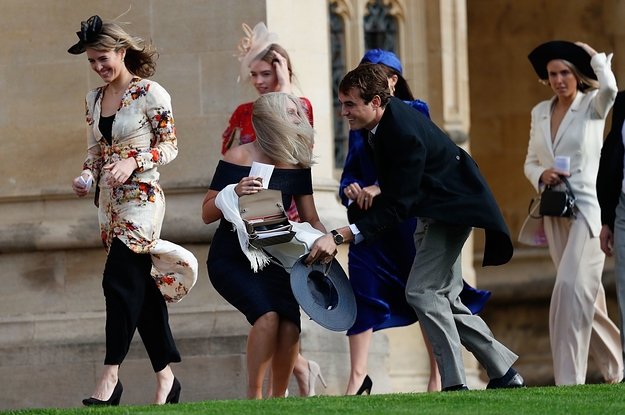 The Second Royal Wedding Was Very, Very Gusty And British