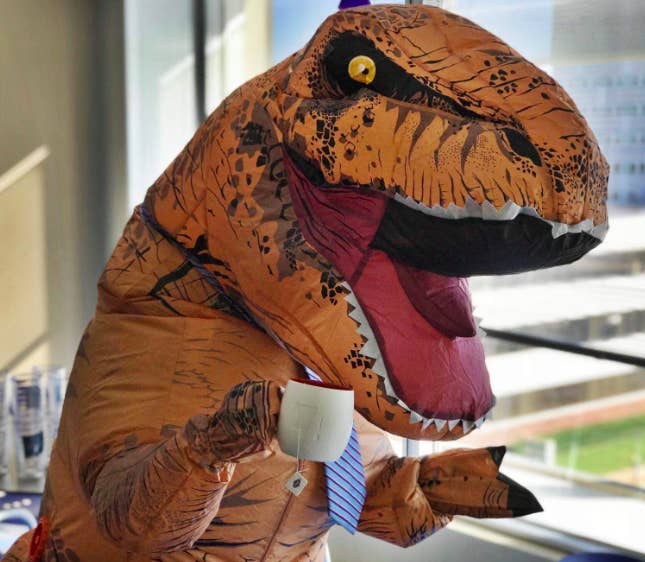 This Inflatable Dinosaur Suit Is The Answer To Your Last-Minute Halloween  Costume Needs