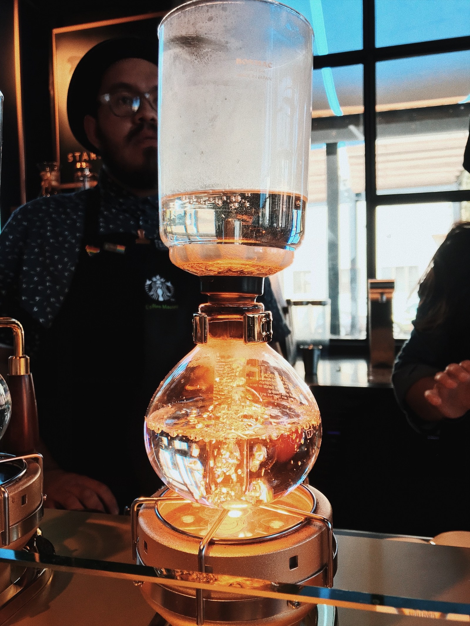 siphon coffee maker starbucks