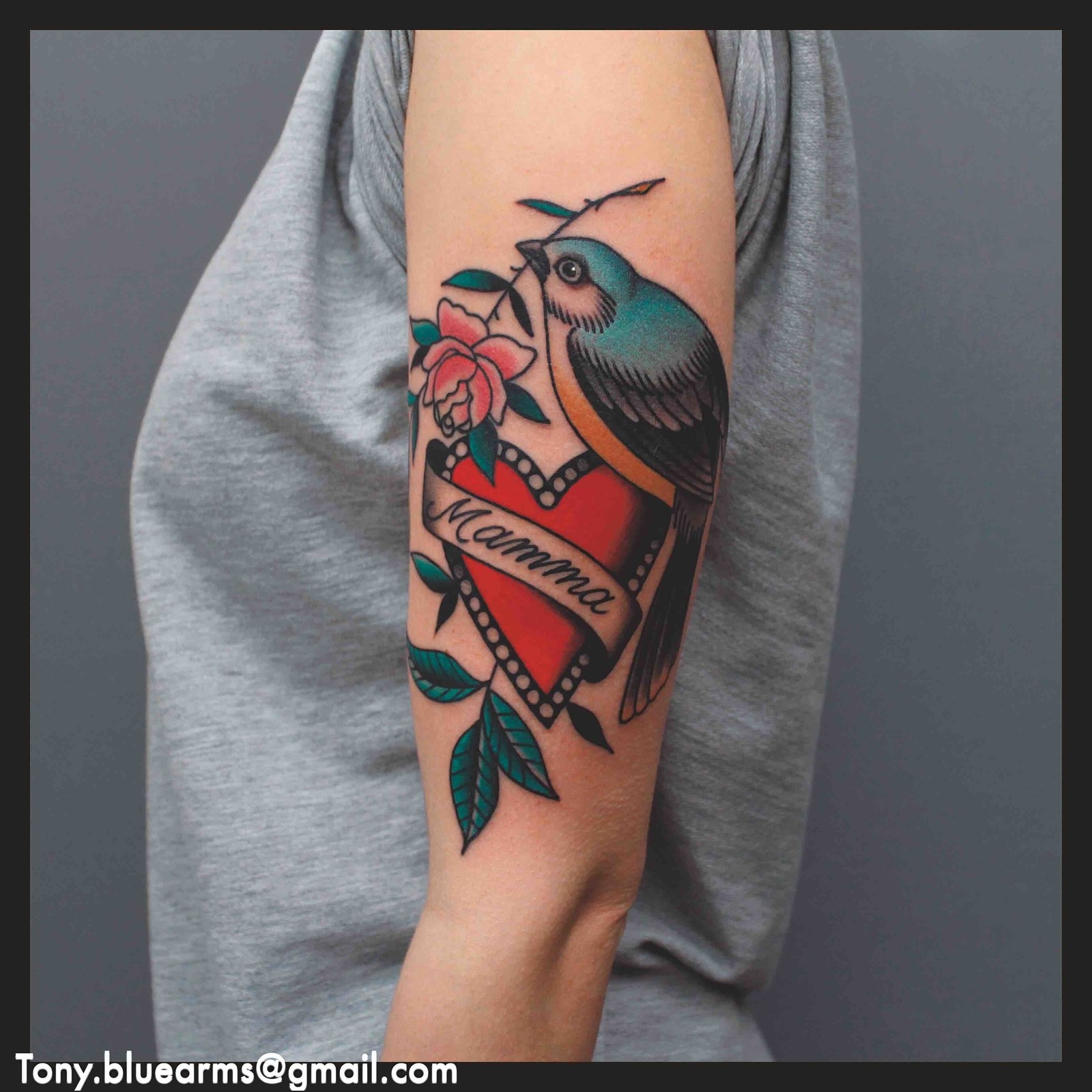 traditional #bird #tattoo #thanksforlooking #coloradotattooartist  #over_n_out_arts | Instagram