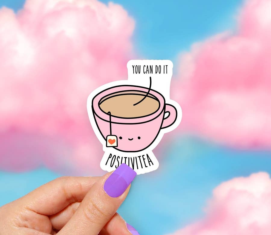 Time for a Cup of Positivi-tea Mug. Positive Mindset Gift, Motivational Mug.  Self Affirmation Tea Cup -  Canada
