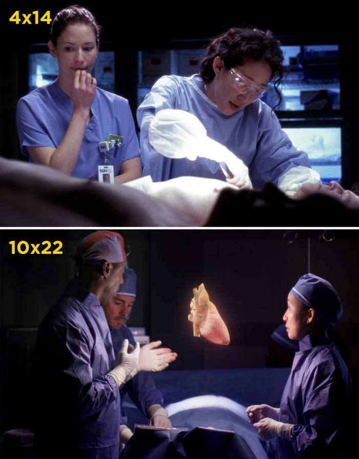 Screen shot from "Grey's Anatomy"