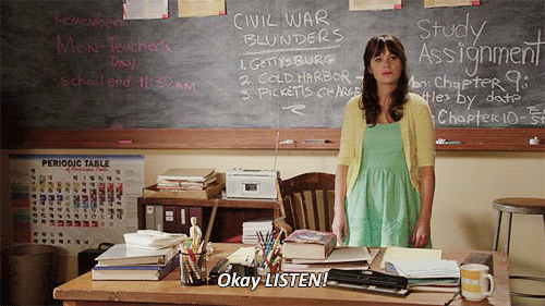 My partner once yelled at me for speaking without raising my hand. That's a TRUE story.