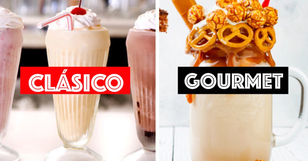 Haz este ¿qué prefieres? de comida clásica vs. su versión gourmet