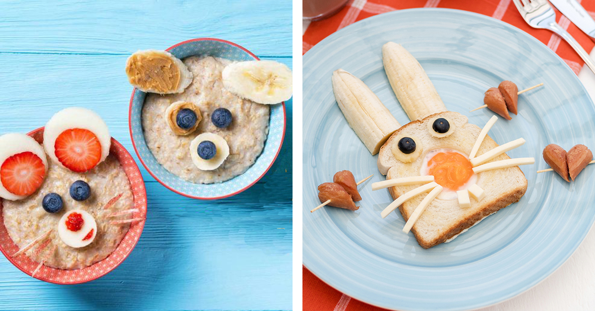 16 Desayunos súper creativos, divertidos y sanos para niños