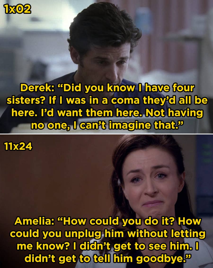 Grey S Anatomy 21 Details You May Have Missed Richard tries to get information from addison about a family member's condition. grey s anatomy 21 details you may
