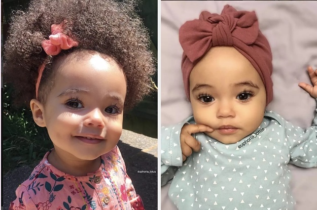 mixed babies white and black