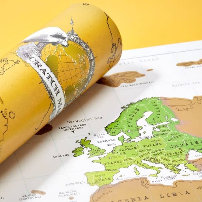 The Original off Scratch Map – The Scratch Map was conceived in 2009, designed and manufactured by Luckies of London.Personalized Scratch off World Map – The Original Scratch Map is a map of the world with intricate geographical detail. Designed by expert cartographers, a high quality map featuring countries, states, borders, cities, capitals, oceans, islands, and more including travel trivia.Scratch off where you’ve been – Record a lifetime of travels with the Scratch Map. Scratch off the top foil layer to reveal a bright new colourful world and watch your travels come to life.Plan your travels – If you’re about to embark on a trip of a lifetime, a globetrotting expedition across the globe or island hoping around the Balearics, the Original Scratch Map allows you to create a visual travel itinerary, a world first!Premium Quality Scratch off Map – Luckies of London manufacture an extensive collection of scratch maps, manufactured to the highest standard using premium quality materials to create the world’s finest scratchable map.