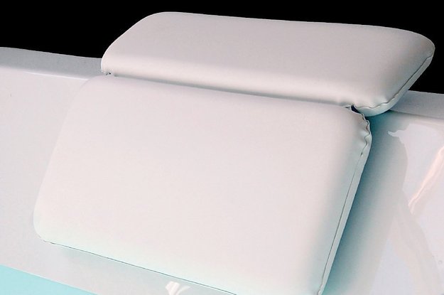 Bath Pillow Hollow Bathtub Spa Pillow With Suction Cups Easy To Install Convex 