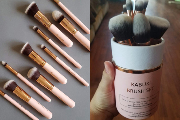 Foundation Brush Set Rose – Lamora Beauty