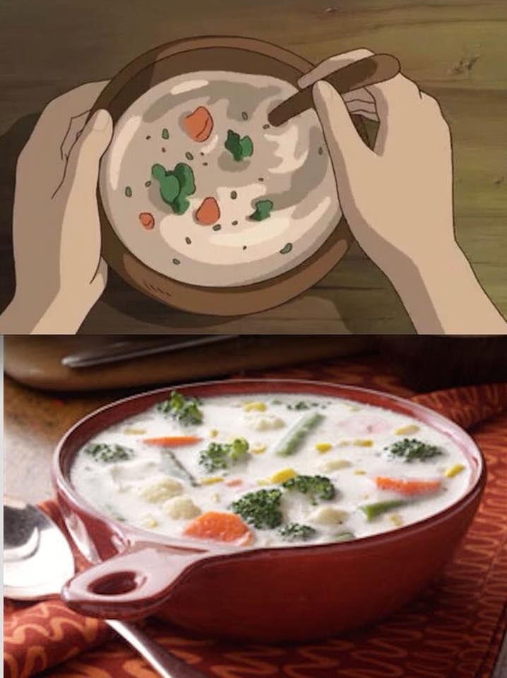 Until now, I still want to know the taste of this Anime Soup! - 9GAG