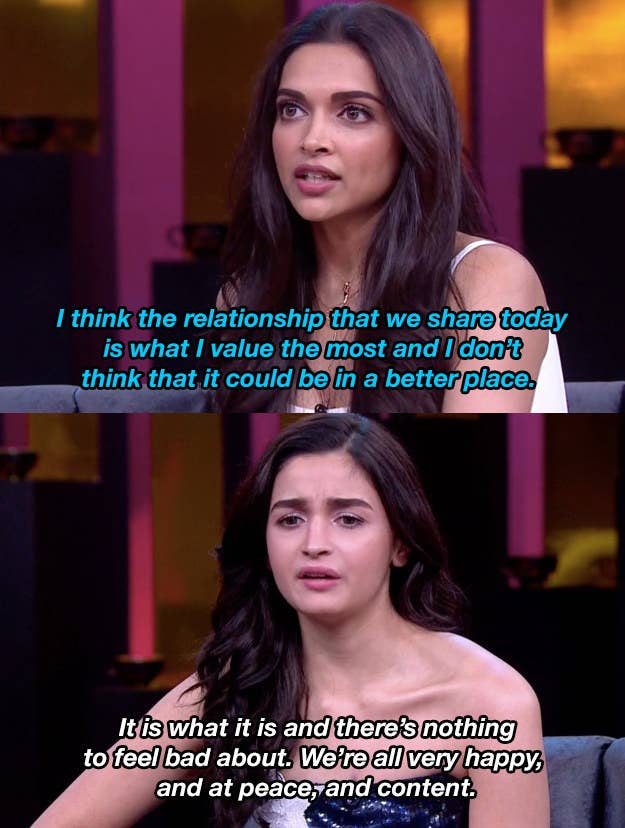 18 Hilariously Awkward Moments From Deepika And Alia's "Koffee With Karan"  Episode