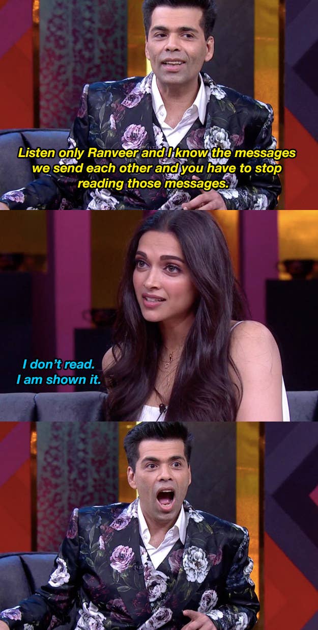 18 Hilariously Awkward Moments From Deepika And Alia S Koffee With Karan Episode Ask her if there is such a project in the pipeline and she responds, i really don't know. she is currently shooting for ek ladki ko dekha to aisa laga. koffee with karan episode